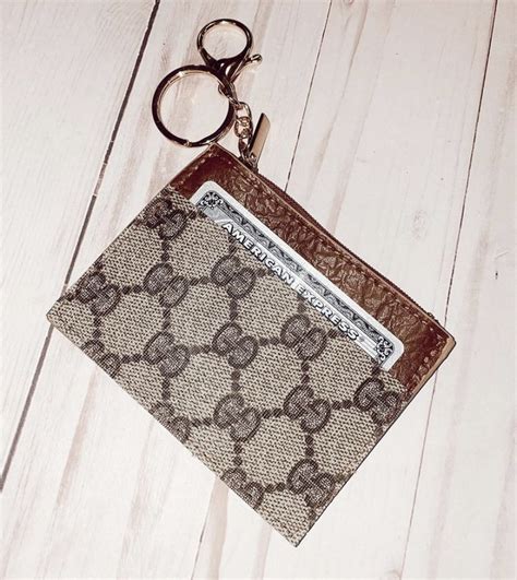 gucci keychain wallet amazon|authentic Gucci keychains.